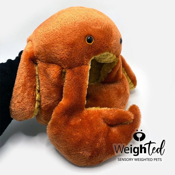 Weighted plushie crab