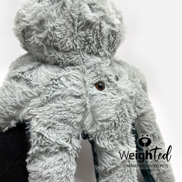 Weighted stuffed octopus