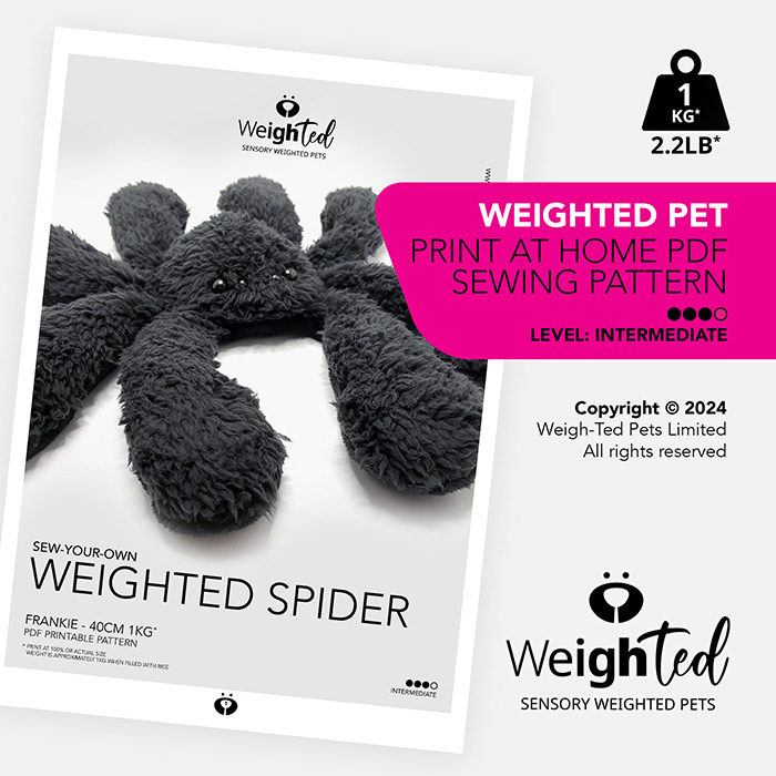 Weighted Spider Sewing Pattern