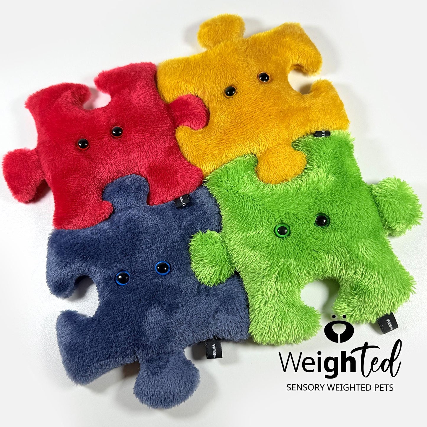 550g Pocket Autism Jigsaw Piece