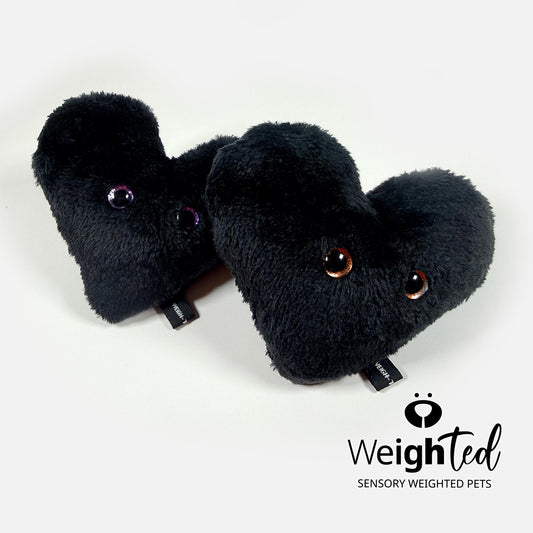 500g Pocket Heart 'Char' & 'Coal'